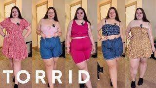 Torrid Try On Haul | Plus Size Lounge, Active Wear, Summer Rompers & Shorts