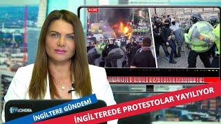 İngiltere Gündemi: İngiltere'de protestolar yayılıyor! Neler oluyor? Büyük Elçi  Toplumumuzu Uyardı