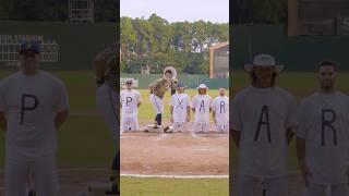 He pretended to be the “Pixar Lamp” after scoring  | Savannah Bananas #shorts #pixar #baseball