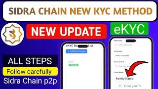 Sidra Chain New Kyc Method | Sidra chain kyc Update 2024 | Crypto mining