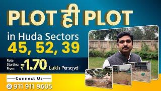 Plot for Sale in Huda Sector 45, 52, 39 near Fortis, Artimis & Medanta Hospital in Gurgaon