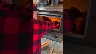 How to build the perfect fire for your woodstove. Love, Dad