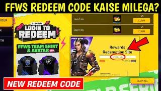 Login to Redeem Rewards Free Fire | FFWS New Redeem Code Free Fire | Free Fire World Series 2024