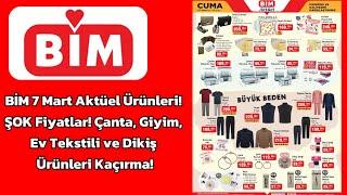 BİM 7 Mart Aktüel Ürünleri! ŞOK Fiyatlar! Çanta, Giyim, Ev Tekstili ve Dikiş Ürünleri Kaçırma!