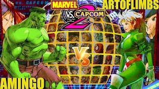 Marvel vs Capcom 2: ARTOFLIMBS vs AMINGO