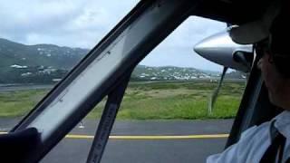 Seaborne Airlines : Delta 757 Taking Off from STT viewed from cockpit