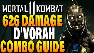 Mortal Kombat 11 D'Vorah Combos - MK11 D'Vorah Combo Tutorial