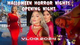 HALLOWEEN HORROR NIGHTS OPENING NIGHT VLOG 2024 | 