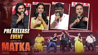 Matka Pre Release Event | Varun Tej | Meenakshi Chaudhary | The Bharat Media |