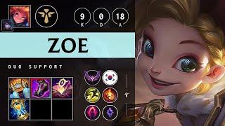Zoe Support vs Sona - KR Master Patch 25.12
