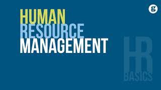 HR Basics  Human Resource Management....