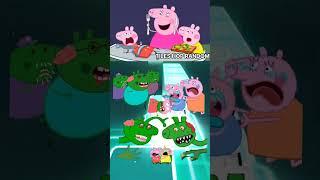 Peppa Pig vs Zombie Scary vs Simonson X Coffin Dance Tiles Hop #peppapig #tileshop #shortsfeed