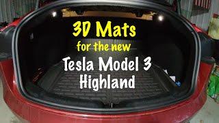 Aftermarket 3D Mats for Tesla Model 3 Highland