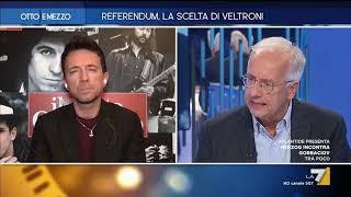 Andrea Scanzi a Walter Veltroni: "Ci credi o no all'accordo Pd-M5s?", "Ci crederei se..."