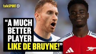 "Kulusevski Is A MUCH Better Player Than Saka!"  Tottenham Fan BOLDLY Likens Him To De Bruyne 