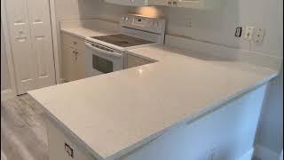 Sparkly White Quartz Countertop