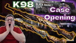 NEW PUBG K98 PROGRESSIVE TIGER HUNTER CASE OPENING || BLACK MARKET 2025