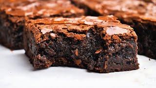 The Best Fudgy Brownies Recipe | Simple Way Of Making The Perfect Fudgy Brownies