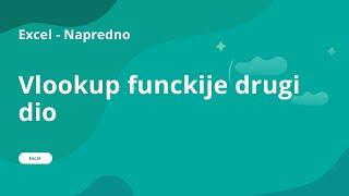 Vlookup Excel funkcije drugi dio