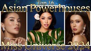 Top 16 Asian Powerhouses Competing for the Miss Universe 2024 Crown