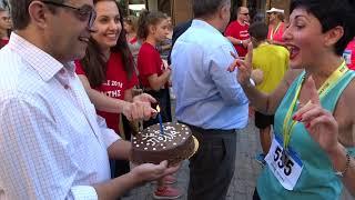 Τούρτα έκπληξη, στον Pella half marathon, Γιαννιτσά, 23 09 2018