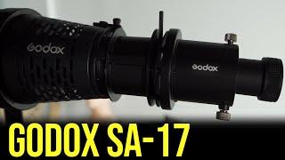 Godox SA-17 Bowens to SA-P Projection Snoot Adapter