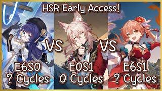 Jiaoqiu VS Pela VS Guinaifen True Comparison | 0 Cycles Showcase & Analysis | HSR Early Access!