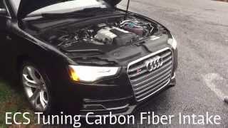 2013 Audi S5 3.0T with ECS Tuning Carbon Fiber Intake