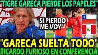 "POR QUÉ CON PERÚ SI GANÓ?" TIGRE GARECA ENFURECIDO CON PERIODISTAS CHILENOS PREVIO A VENEZUELA