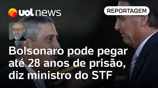 Bolsonaro pode pegar até 28 anos de prisão por envolvimento em golpe, diz ministro do STF | Josias