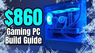 Building a BEAST Gaming PC in 2024 with $900 (Ryzen 5 5600X + RTX 4060) w/Benchmarks