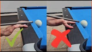 The Proper Way To Use Hand Bridge position In Pool