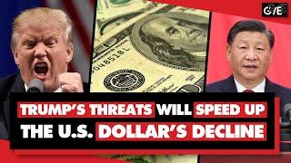 Trump's threat to punish countries that drop US dollar will speed up de-dollarization