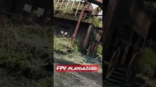 Flying FPV in an abandoned factory. Subscribe for the full video. #Shorts