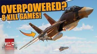 War Thunder - The F-14A TOMCAT is AMAZING NOW! 8 KILL GAMES ALL THE TIME?