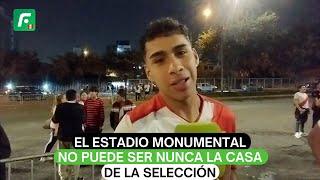 El estadio Monumental no puede ser nunca la casa de la selección