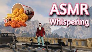 ASMR Gaming | GTA V WHISPERING EATING KFC | Ft @MrMuddles Keyboard/Mouse Sounds 