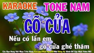 Gõ Cửa Karaoke Tone Nam Nhạc Sống - Phối Mới Dễ Hát - Nhật Nguyễn