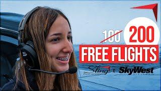 200 FREE FLIGHTS | SkyWest & Sling Pilot Academy Elite Partnership Event Highlights & More!