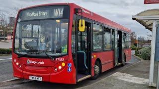 Stagecoach London 37553 YX58HVE Bus Route W14 | ADL Enviro 200 Allison Euro 4