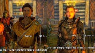 Just imagine that Marcurio married Grelka. Skyrim Anniversary Edition