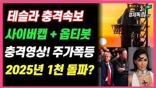 [테슬라 충격 속보!! 사이버캡 + 옵티봇..충격 영상!! 주가 폭등!! 2025년 1천 돌파?? ]#3.1경제독립tv