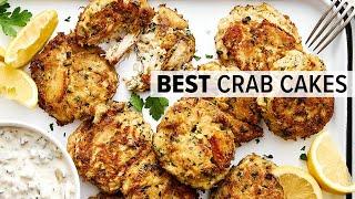 THE BEST CRAB CAKES | Protein-Packed + Easy Dinner Idea!