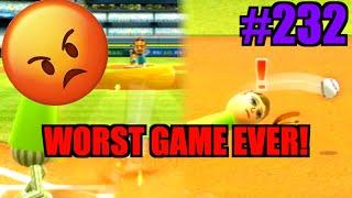 THE WORST GAME OF Wii BASEBALL EVER PLAYED!!