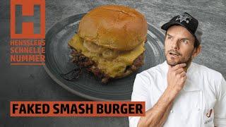 Schnelles Faked Smash Burger Rezept von Steffen Henssler