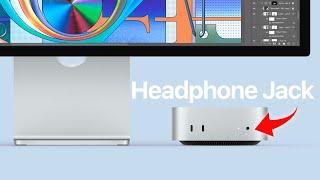 NEW M4 Mac mini Has FRONT 3.5mm Jack!