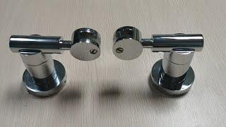 Glass Clamps for frameless bathroom mirrors