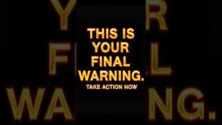 FINAL WARNING: YOU CAN'T IGNORE THIS ANYMORE | GOD MESSAGE TODAY | GOD'S SAYS TODAY #jesus #god