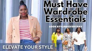 Wardrobe Essentials For Plus Size Women That Are NOT Boring / Elevate Your Style For Spring