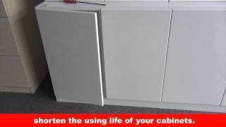 How to adjust soft close hinges & kav 165 degree cabinet door hinges